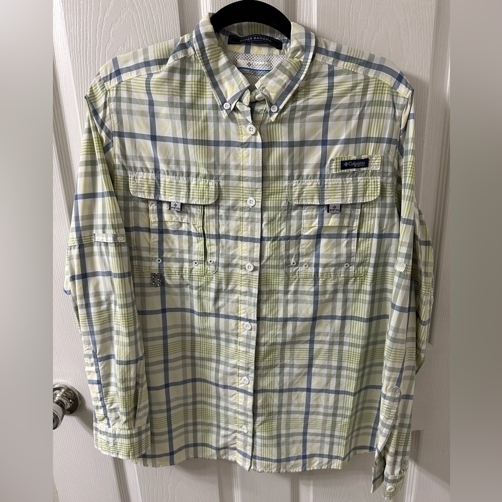Columbia PFG Super Bahama Women’s Fishing Shirt, Latge